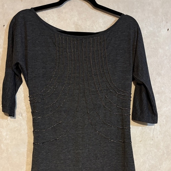 Nikibiki Black Blouse with Silver Accents - Picture 3 of 12